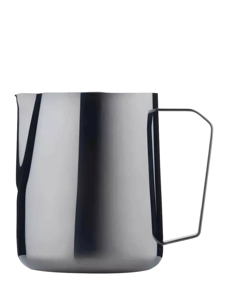 Barista & Co Stainless Steel Pro Milk Pitcher, 620ml, Black