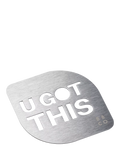 Barista & Co Stainless Steel 'U Got This' Coffee Stencil