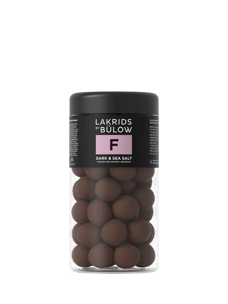 LAKRIDS BY BÜLOW Dark & Sea Salt Chocolate Coated Liquorice, 295g