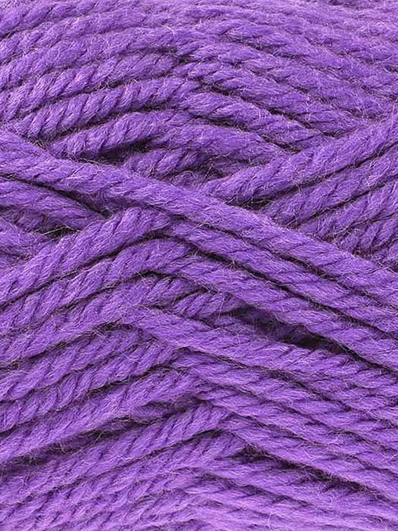 King Cole super chunky yarn in amethyst color, 100g skein, UK version