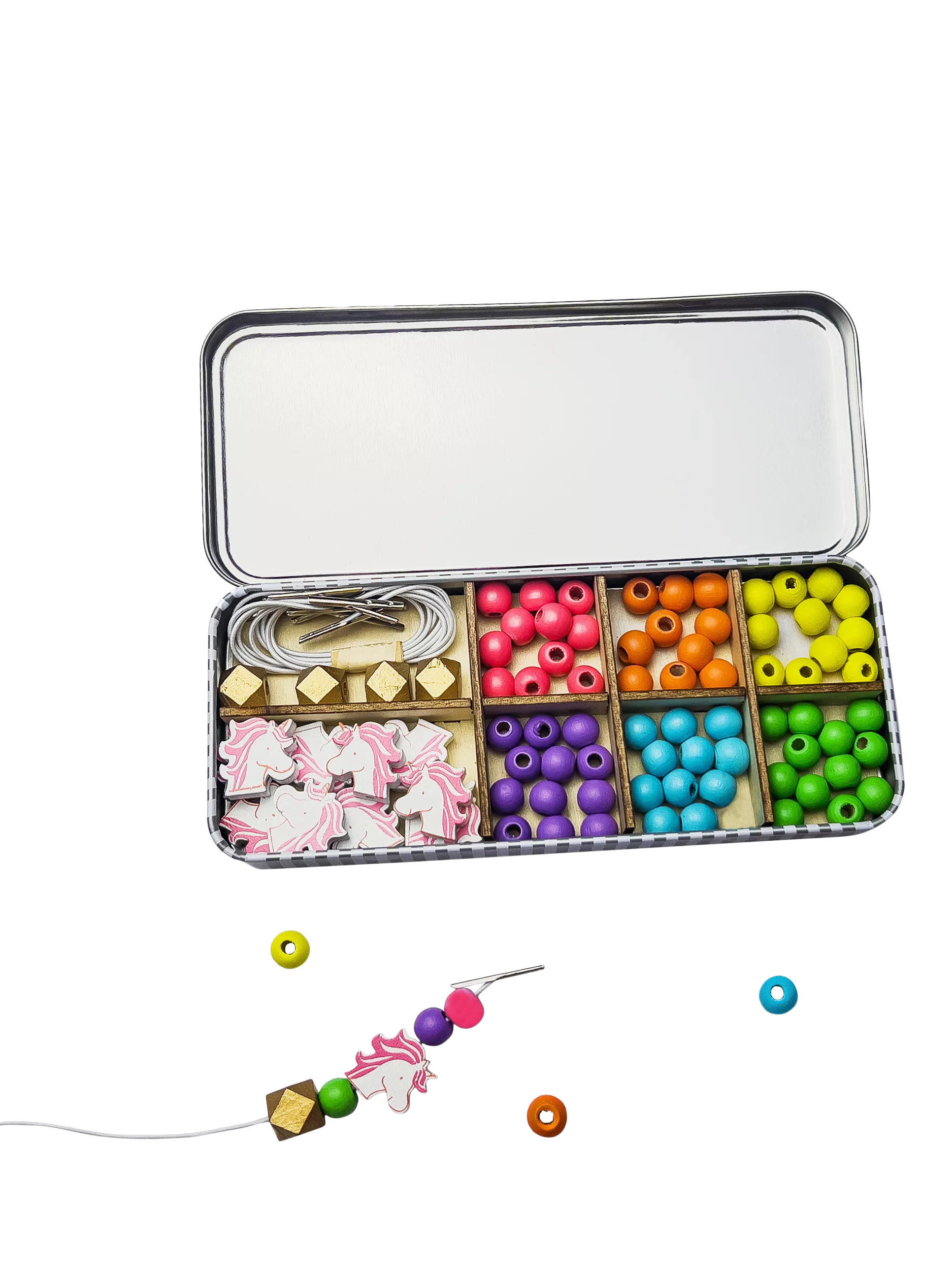 Cotton Twist Unicorn Beaded Bracelet Making Kit