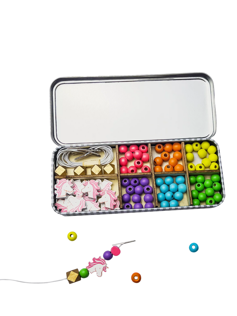 Cotton Twist Unicorn Beaded Bracelet Making Kit