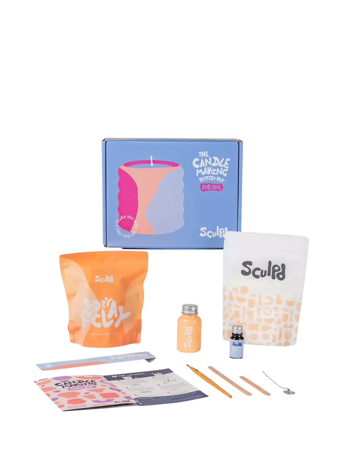 Sculpd Ginger and Orange candle making kit, UK version