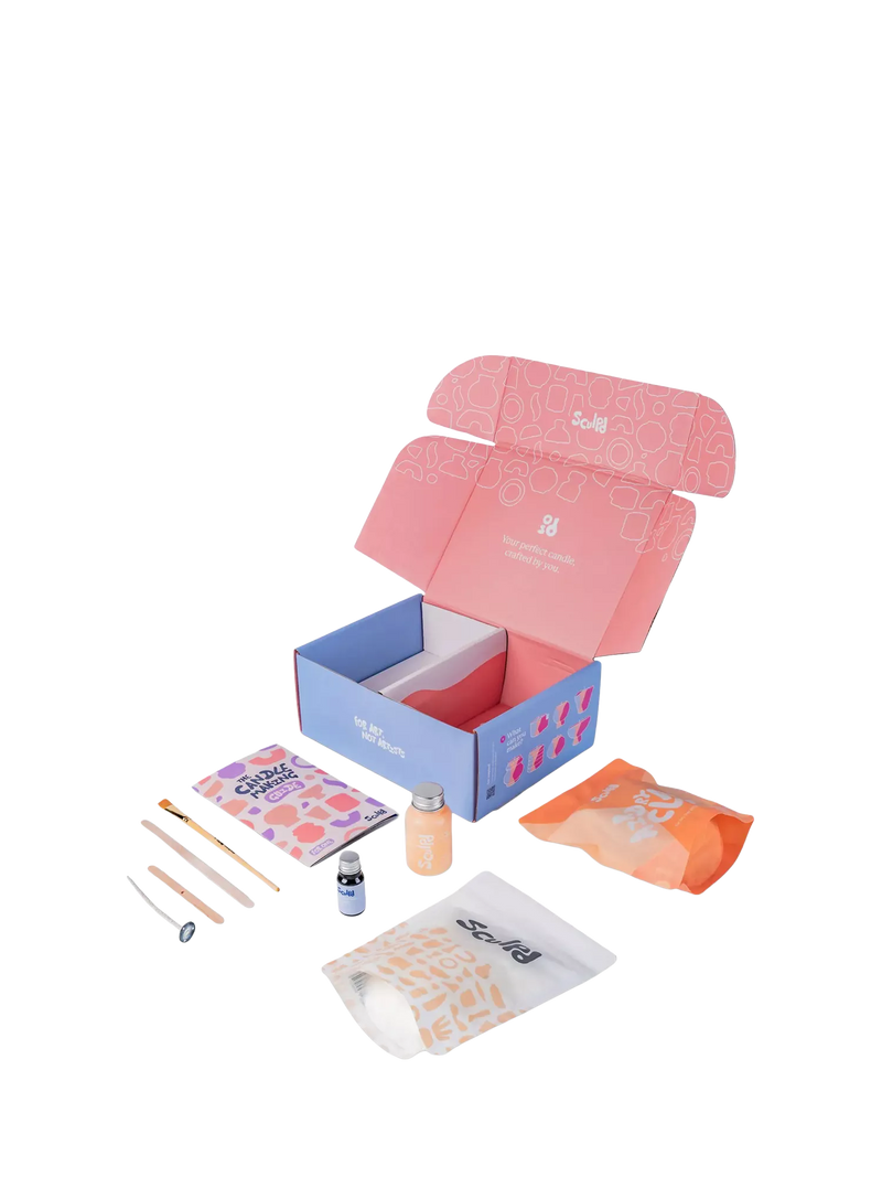 Sculpd Ginger and Orange candle making kit, UK version