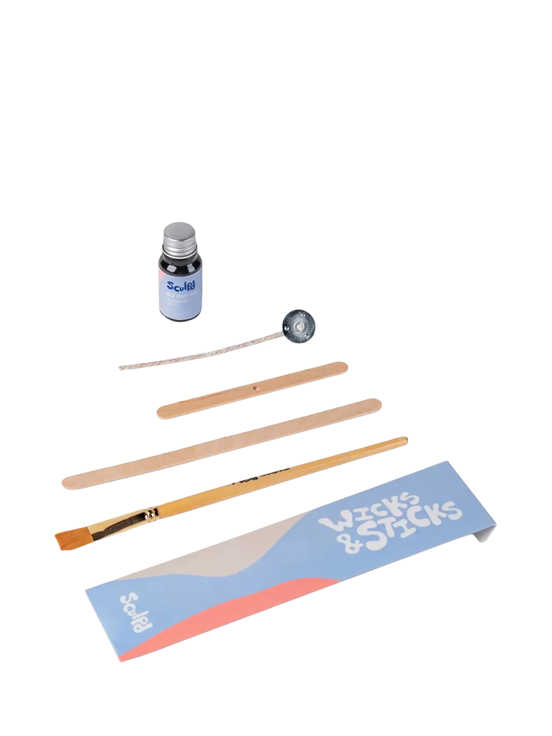 Sculpd Ginger and Orange candle making kit, UK version