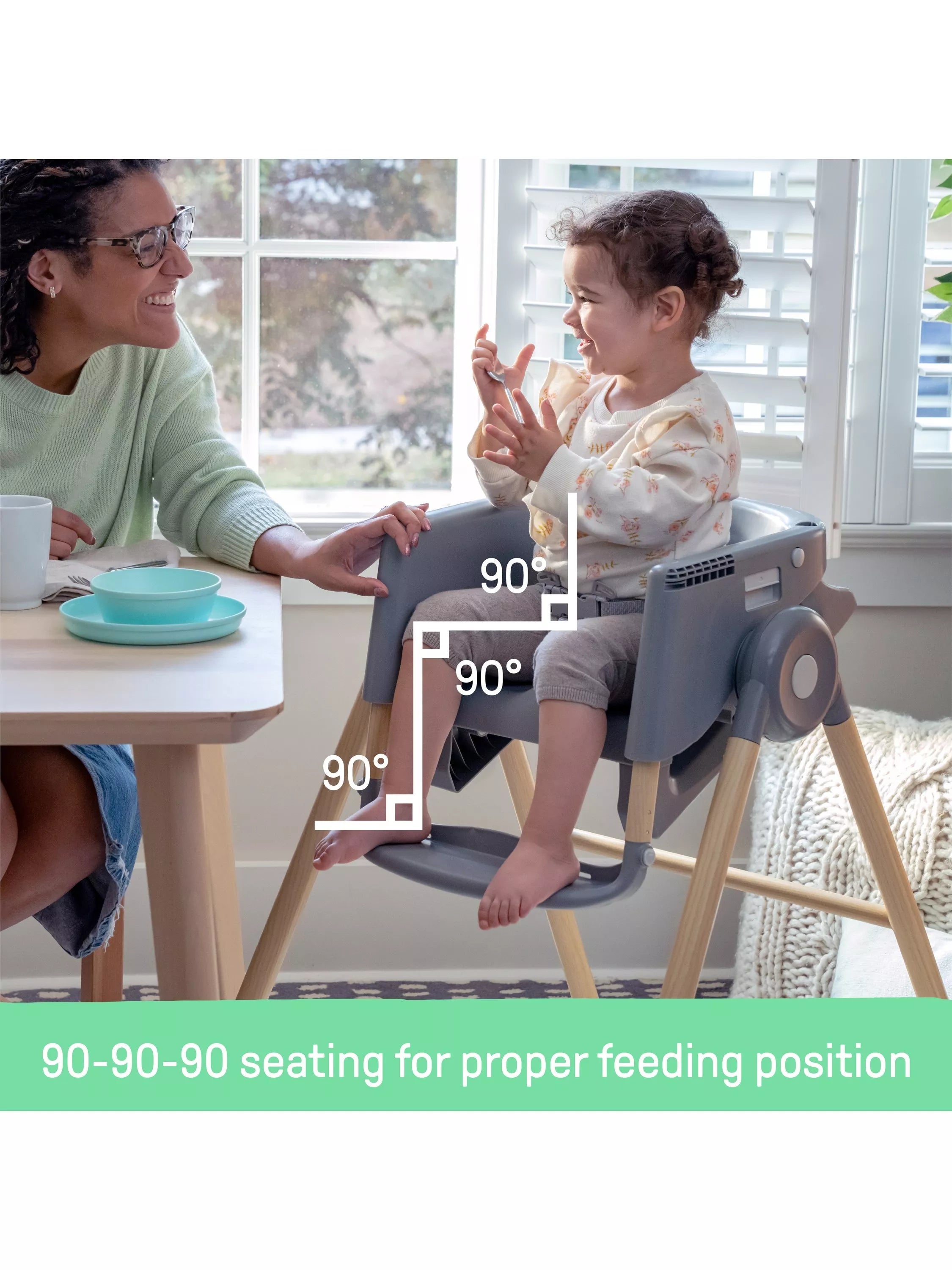 Ingenuity Proper Positioner 7-in-1 Highchair, UK version