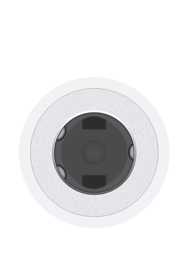 Apple USB-C to 3.5mm audio jack adapter white - British product