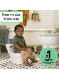 Ingenuity potty training floor toilet with flushing sound and removable seat, UK version