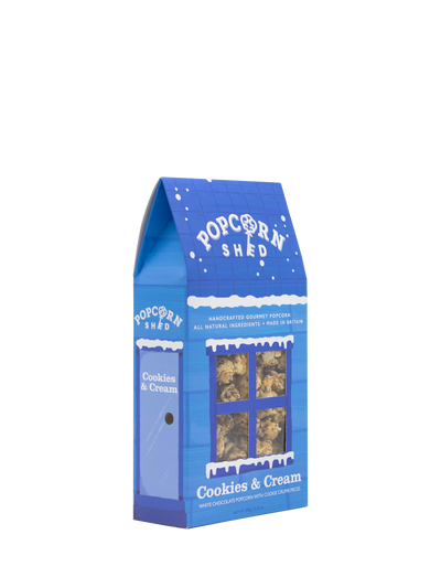 Karamell-Popcorn mit weißer Schokolade und Keksbröseln 80g