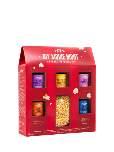 Noyaux de maïs à éclater avec 5 garnitures au chocolat assorties 704g
