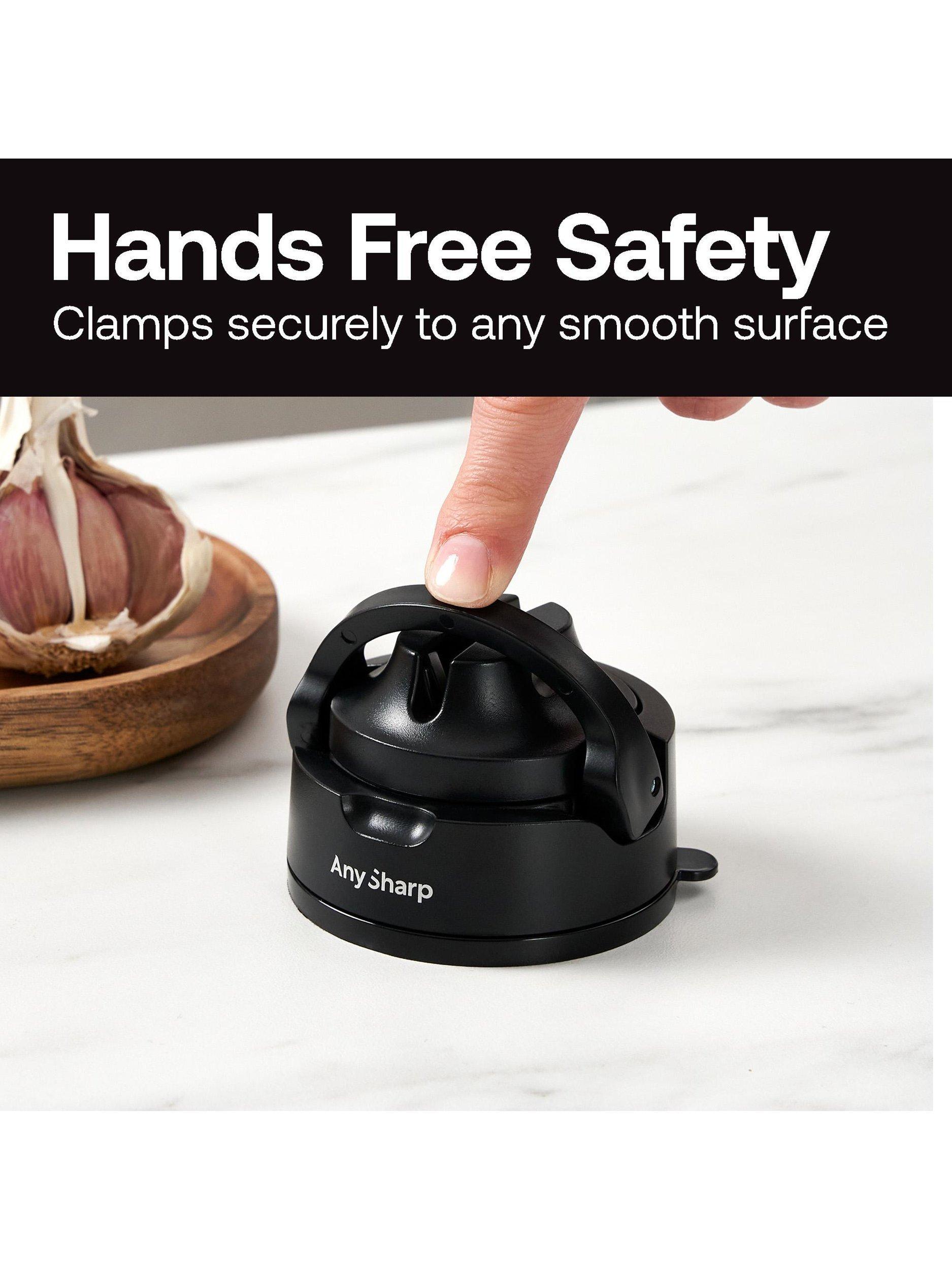 AnySharp Evo universal kitchen knife sharpener vacuum suction base - British product