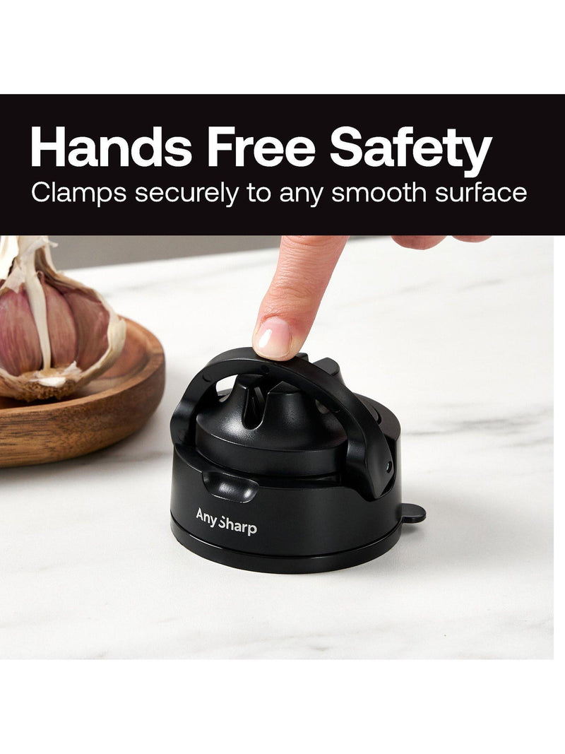 AnySharp Evo universal kitchen knife sharpener vacuum suction base - British product