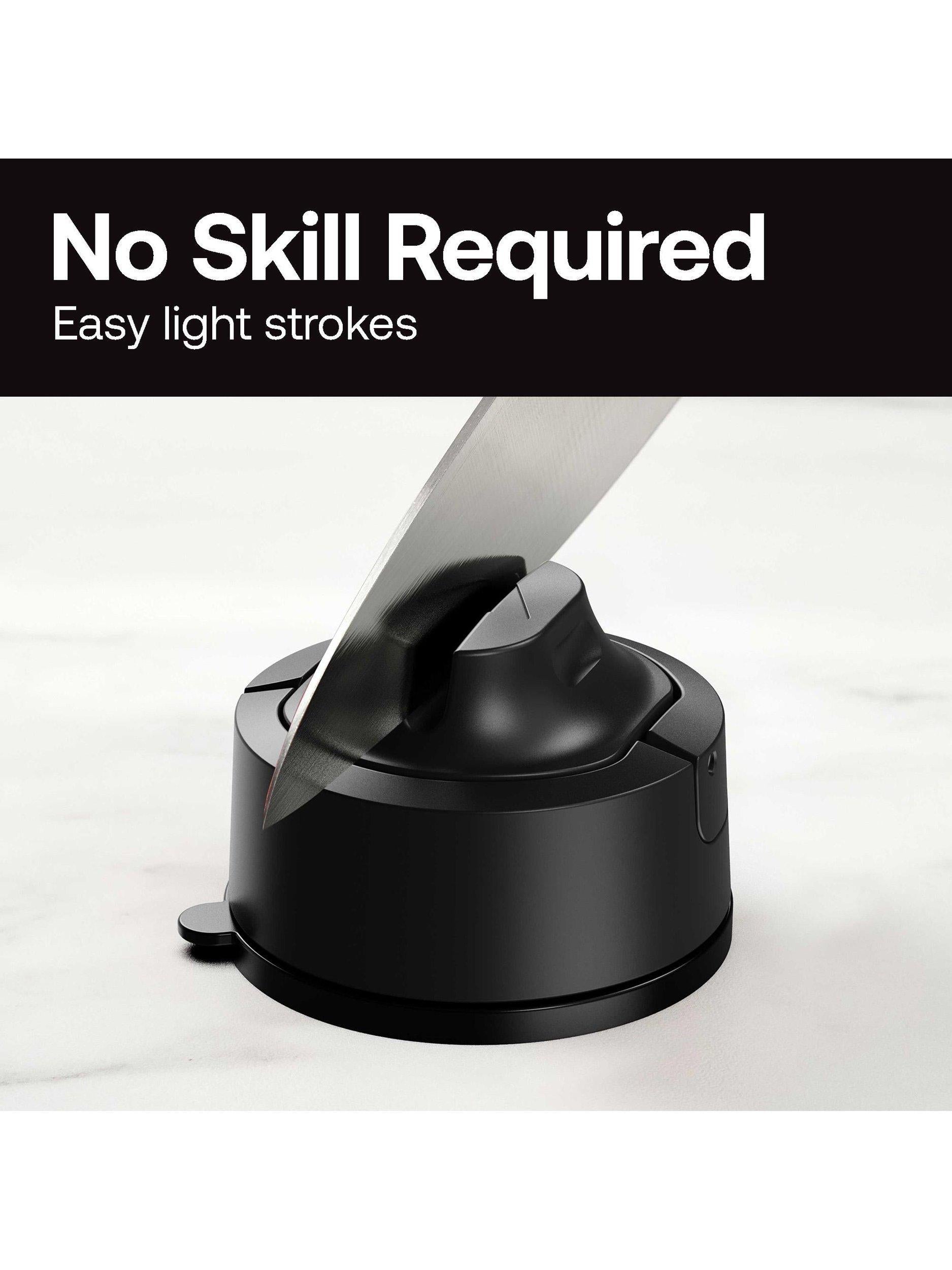 AnySharp Evo universal kitchen knife sharpener vacuum suction base - British product