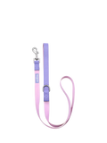 Florence by Mills colour block dog lead in pink and purple - British product