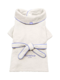 florence by mills Cotton Terry Dog Bath Robe, White