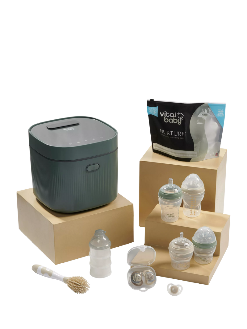 Vital Baby Nurture UV Set Olive Green, imported from the UK