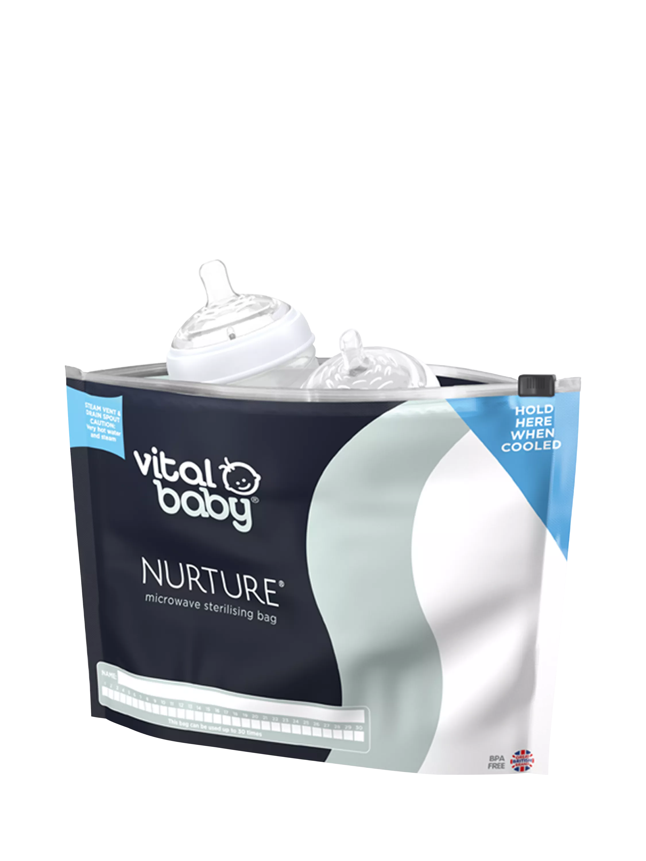 Vital Baby Nurture UV Set Olive Green, imported from the UK