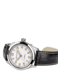 Hamilton Khaki Field Murph watch white dial black leather 38mm, UK version