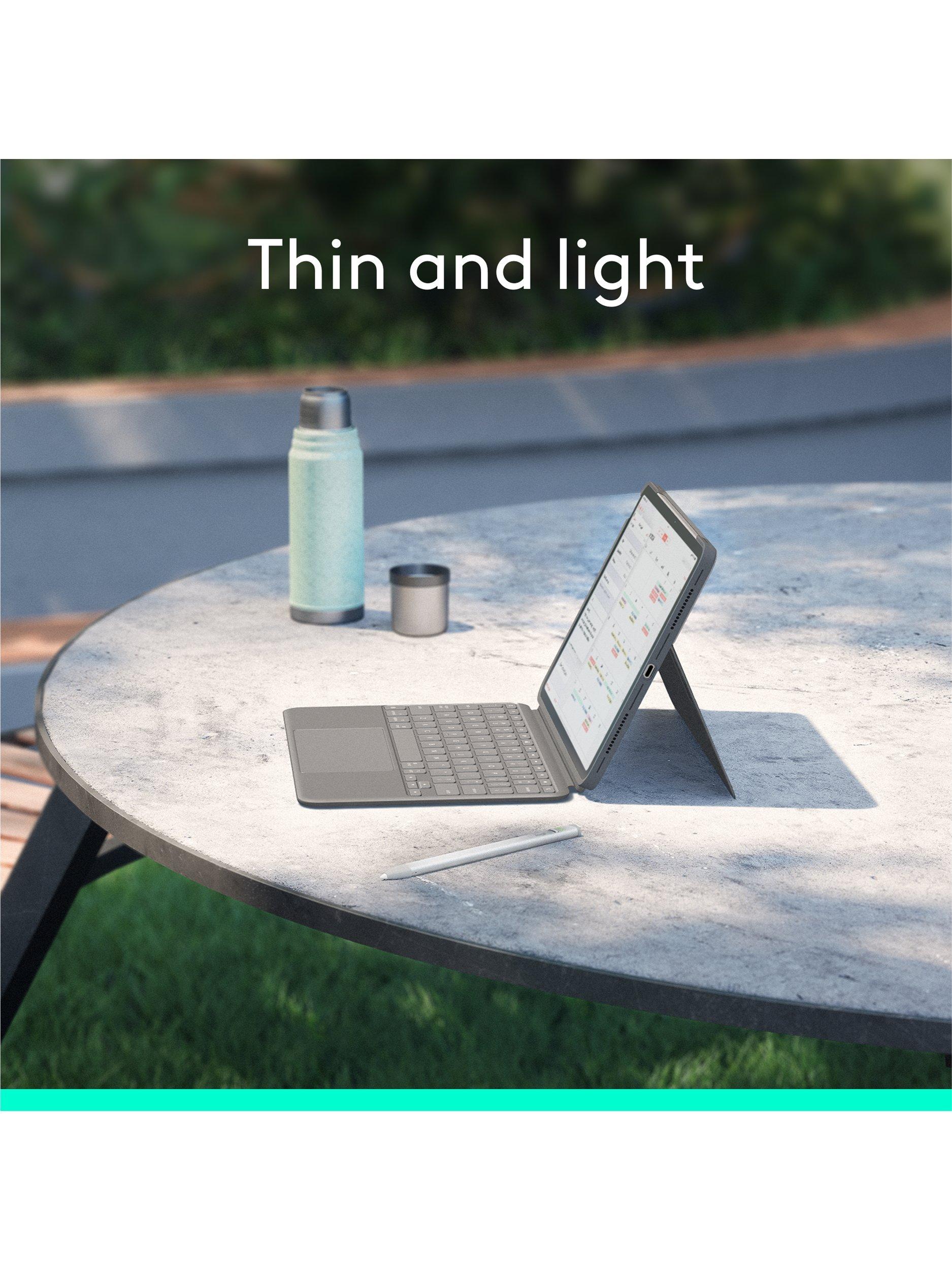 Logitech Combo Touch backlit keyboard cover for iPad Air 11 (British brand)