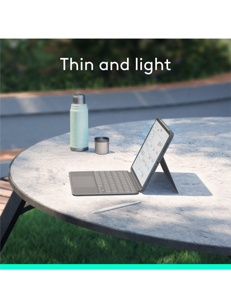 Logitech Combo Touch backlit keyboard cover for iPad Air 11 (British brand)