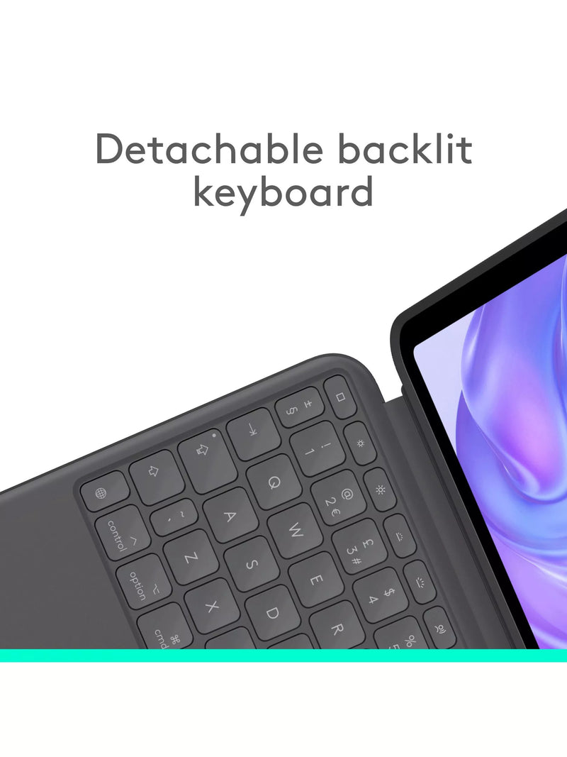 Logitech Combo Touch keyboard case for iPad Pro 11 (British brand)