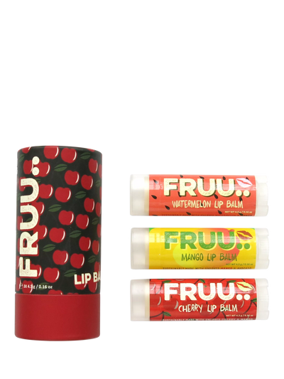 FRUU Cherry Lip Balm Gift Set
