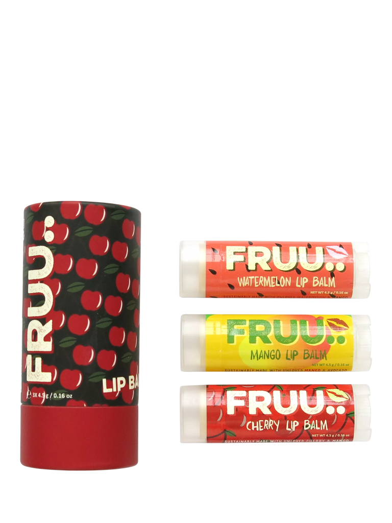 FRUU Cherry Lip Balm Gift Set