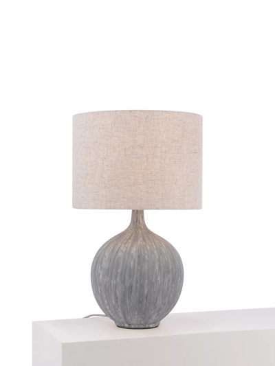 John Lewis John Lewis Ebony Ceramic Table Lamp 45.5cm- Buy online at McGrocer