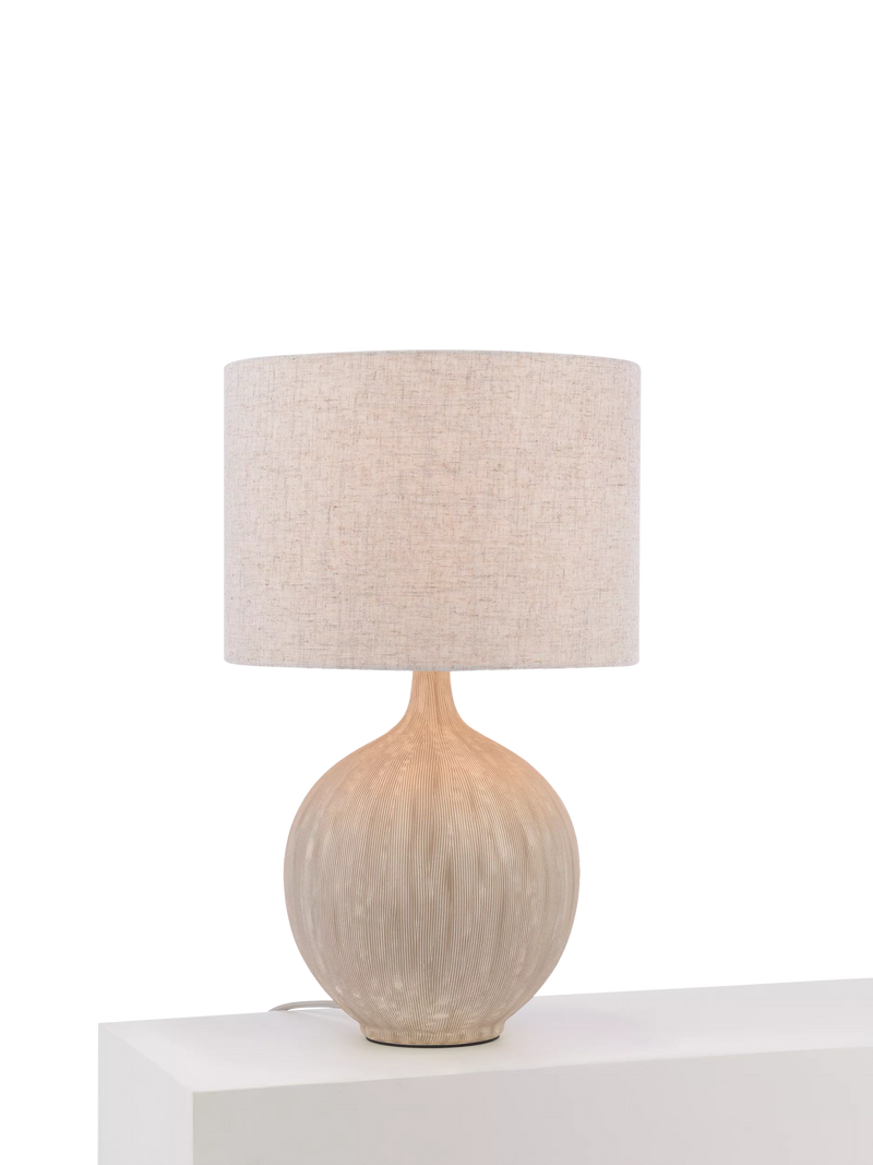 John Lewis Ebony Ceramic Table Lamp 45.5cm