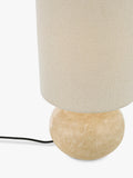 John Lewis Pebble marble table lamp with linen shade - British product