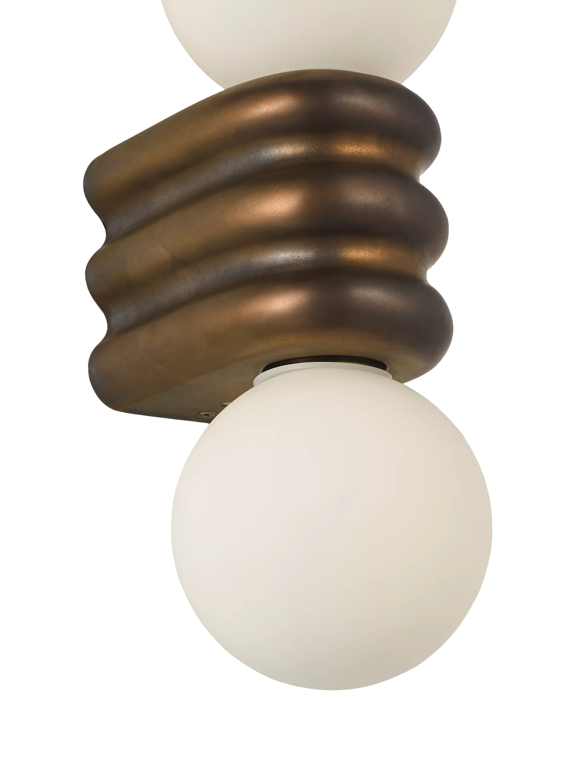 John Lewis Miche double bathroom wall light bronze (British brand)