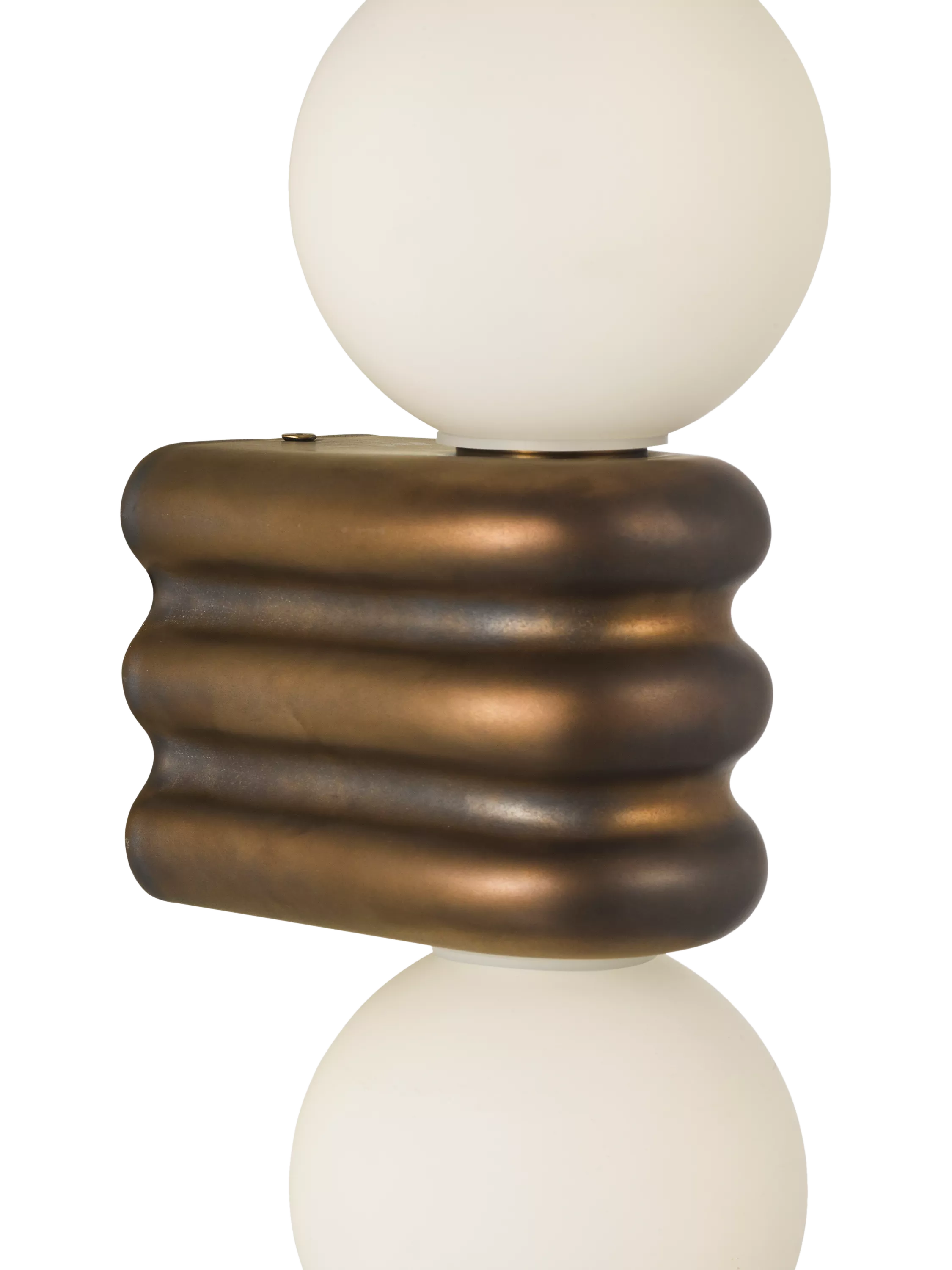 John Lewis Miche double bathroom wall light bronze (British brand)