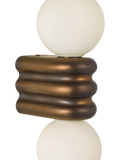 John Lewis Miche double bathroom wall light bronze (British brand)