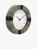 Acctim Bowfell wall clock with thermometer slate 26cm, UK version