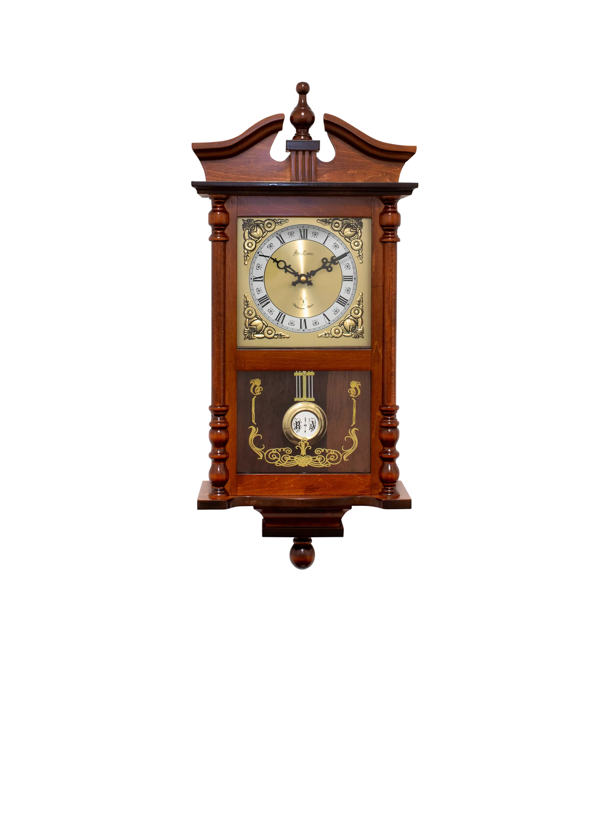 Acctim Westbury radio controlled pendulum wall clock Roman numerals (British brand)
