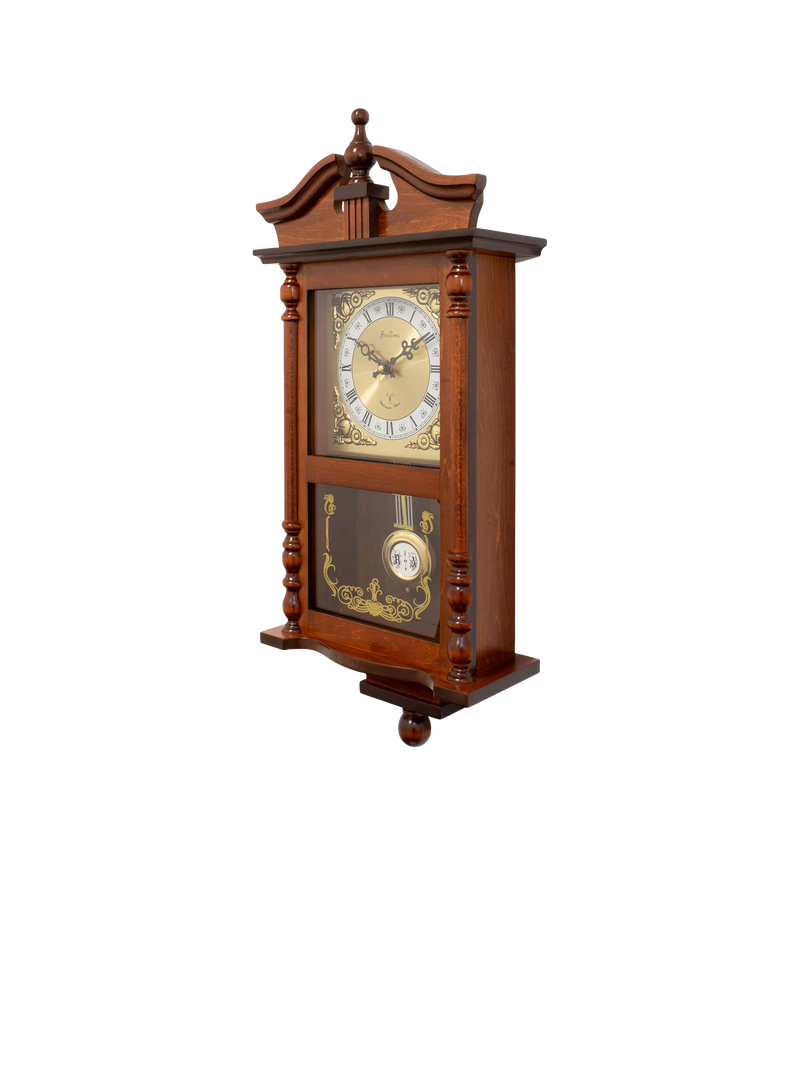 Acctim Westbury radio controlled pendulum wall clock Roman numerals (British brand)