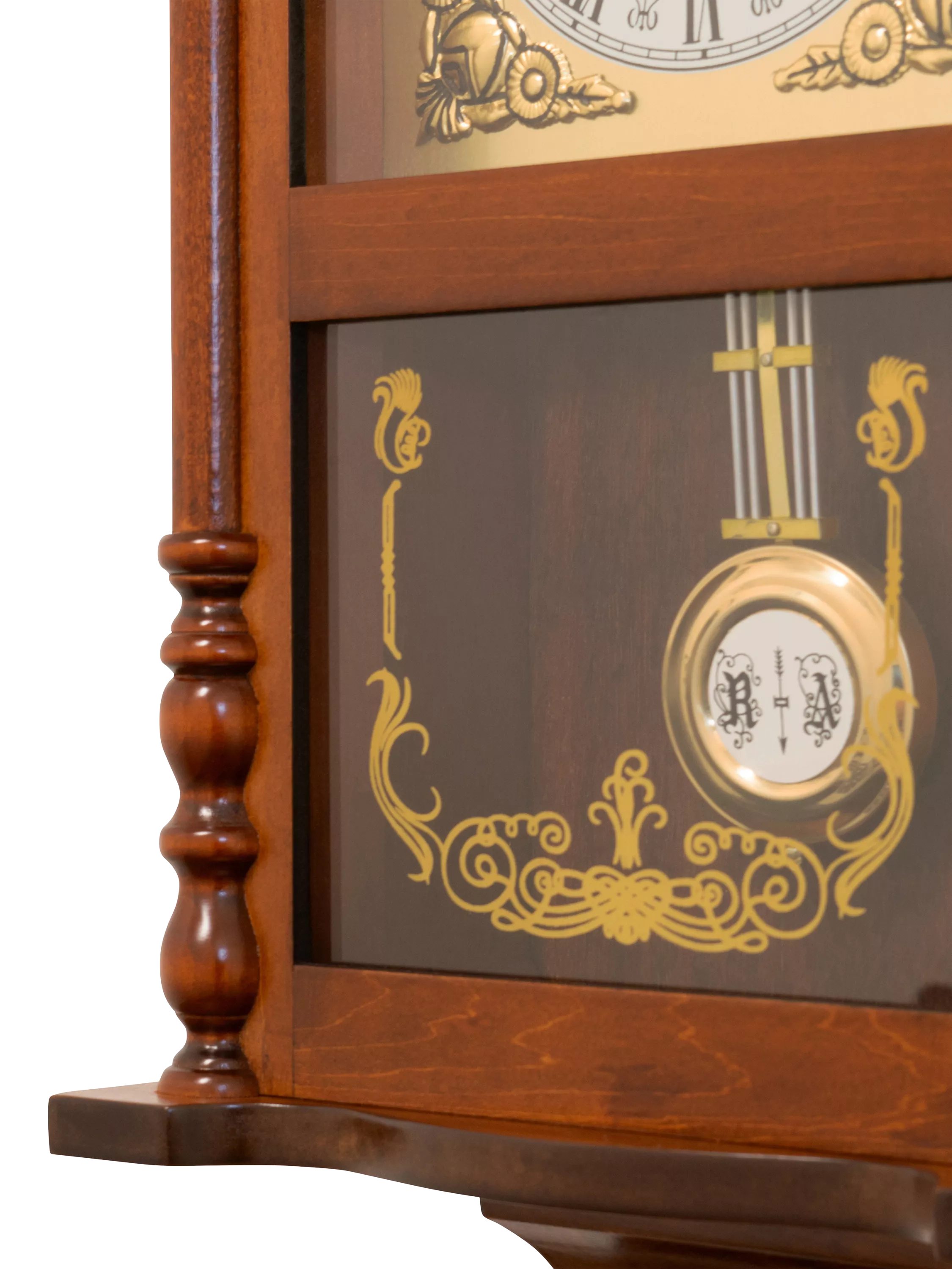 Acctim Westbury radio controlled pendulum wall clock Roman numerals (British brand)