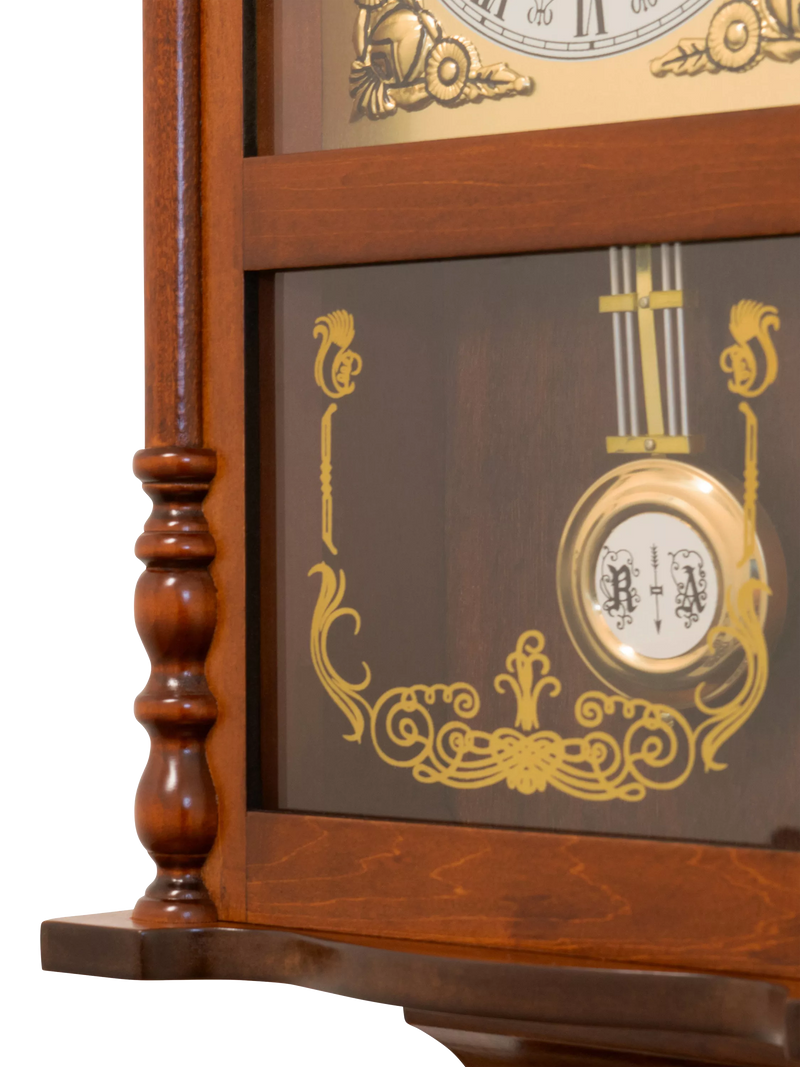Acctim Westbury radio controlled pendulum wall clock Roman numerals (British brand)