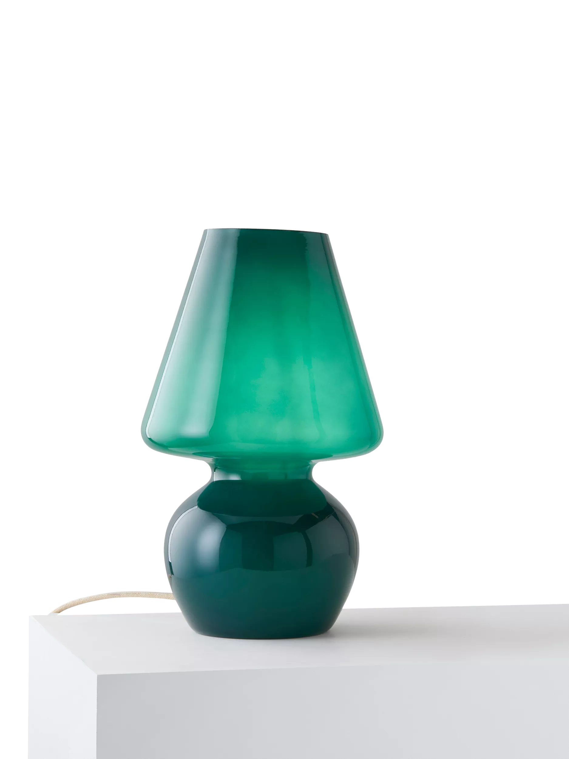 John Lewis Retro Glass Mushroom Table Lamp, imported from the UK