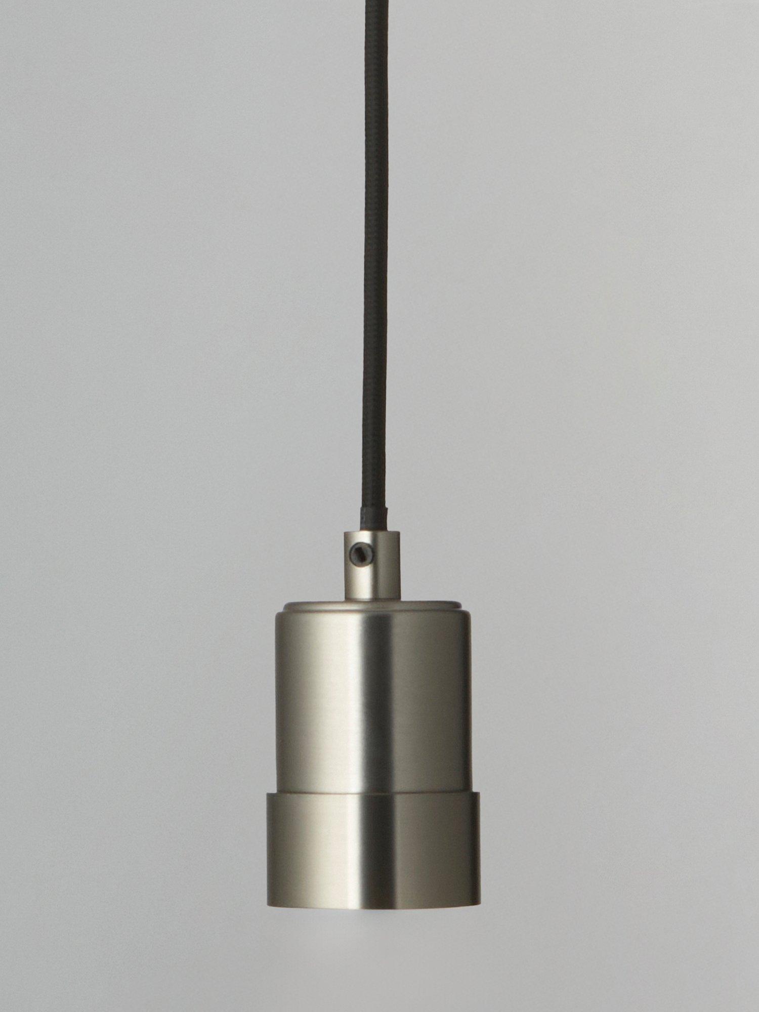 John Lewis Scandi pendant ceiling cord brushed metallic - British product
