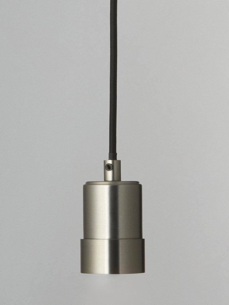 John Lewis Scandi pendant ceiling cord brushed metallic - British product