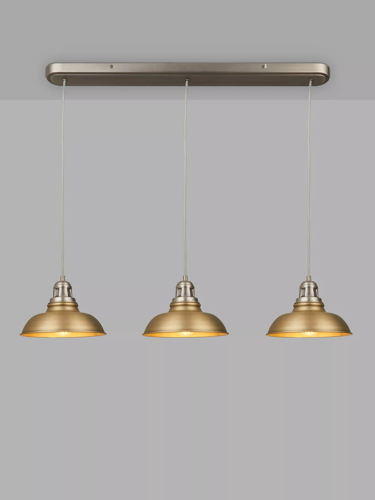 John Lewis Millhouse 3 lamp pendant ceiling light, imported from the UK