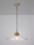 John Lewis Tula large glass pendant light antique finish, imported from the UK
