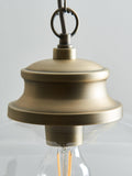 John Lewis Tula large glass pendant light antique finish, imported from the UK
