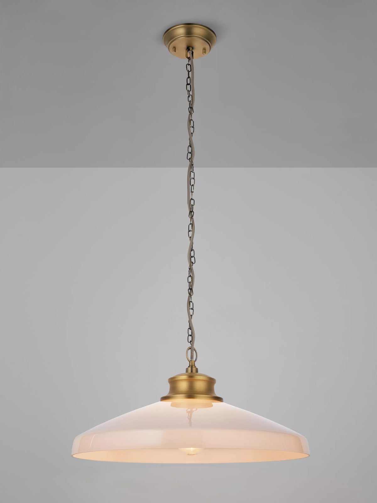 John Lewis Tula Large Glass Pendant Ceiling Light