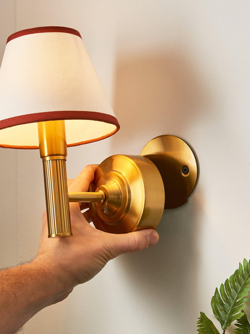 John Lewis Baily rechargeable wall light bronze (British brand)