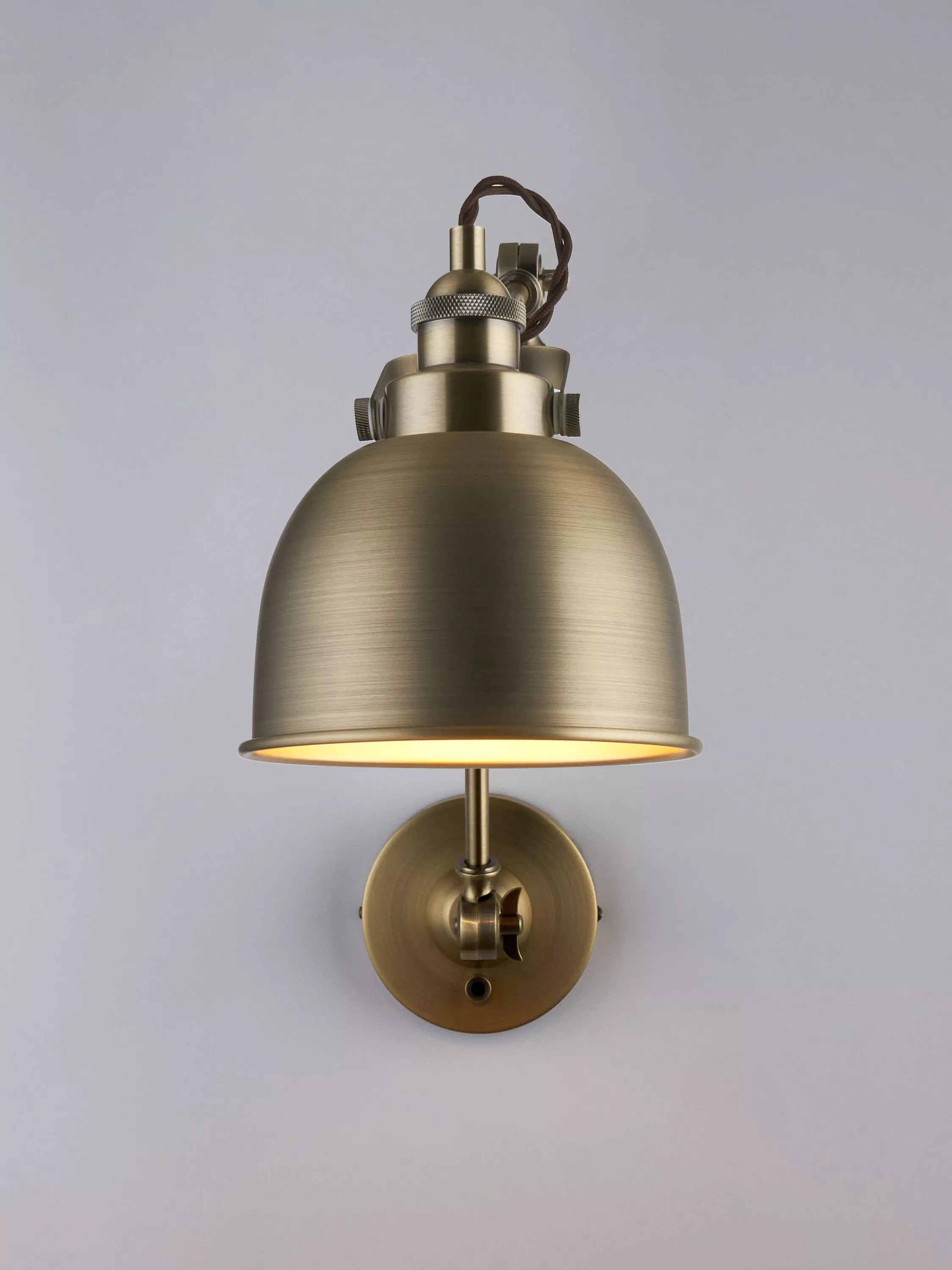 John Lewis Baldwin Reach wall light brass finish, UK version