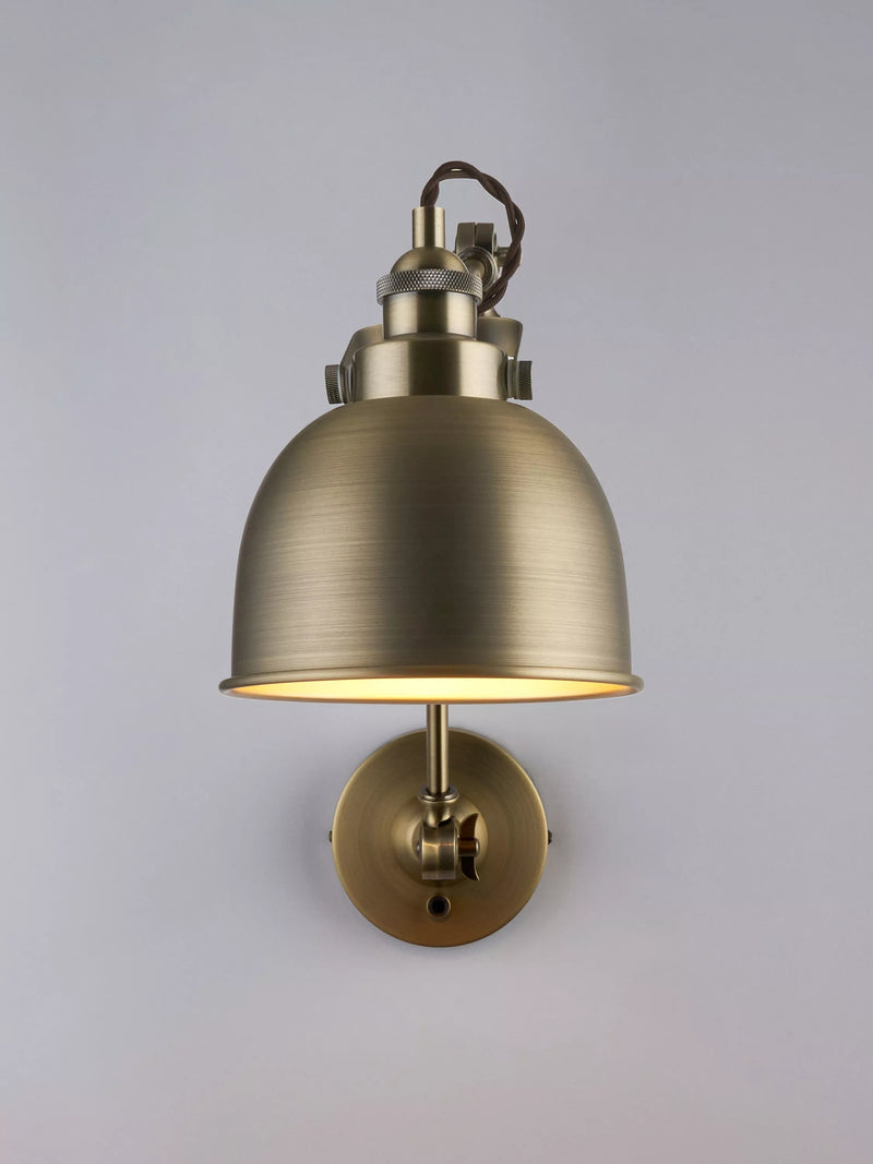 John Lewis Baldwin Reach wall light brass finish, UK version