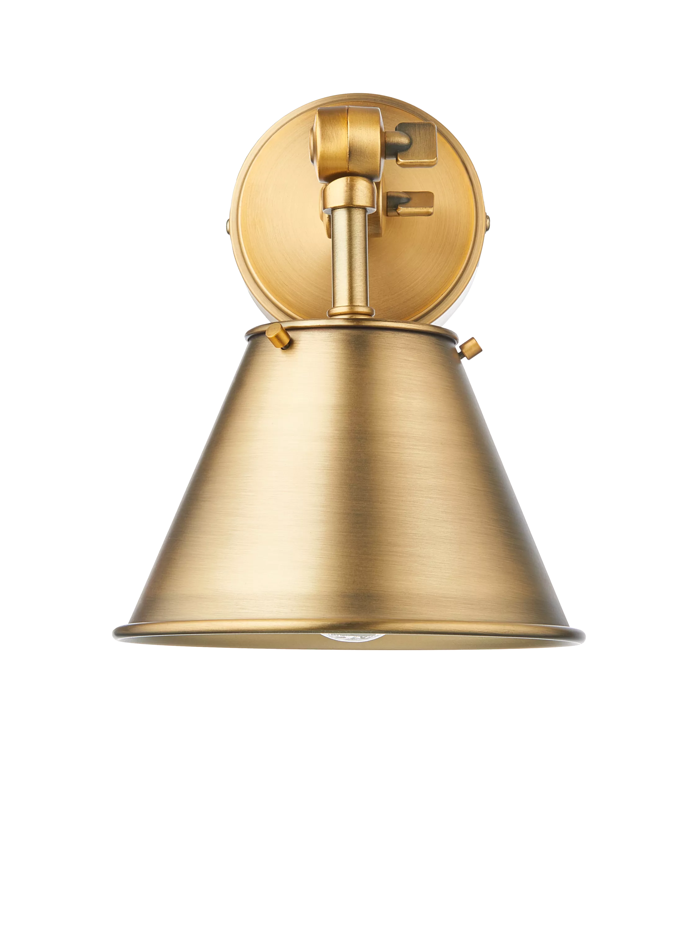 John Lewis Nicolas downlighter wall light brass finish - British product