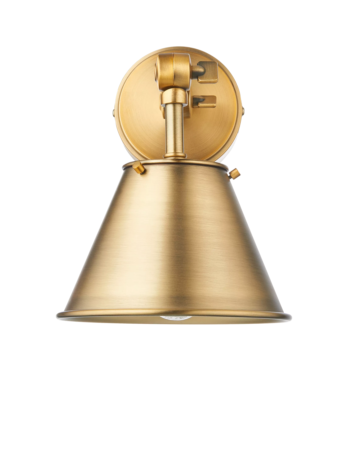 John Lewis Nicolas downlighter wall light brass finish - British product